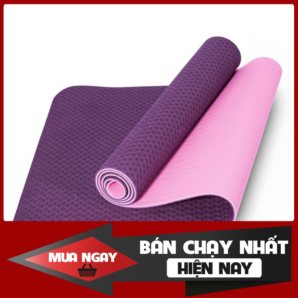 [FREESHIP] Thảm Tập Yoga Chống Trơn Trượt ( Tặng kèm túi đựng thảm) - KGR - Hàng chất lượng, cam kết giá tốt nhất miền n