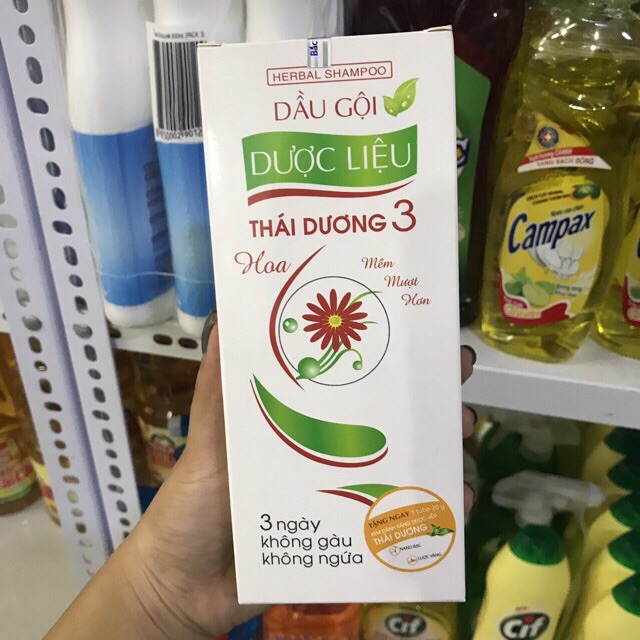 DẦU GỘI TRỊ GÀU THÁI DƯƠNG 3 và 7