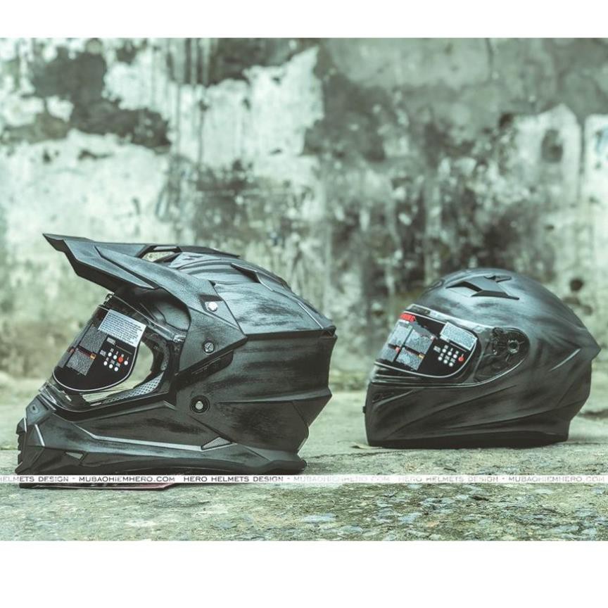 [BÁN SỈ] Mũ bảo hiểm Full.Face Dual Sport Yohe 632A Adventure - Mũ cào cào, chuyên Motor địa hình, PHƯỢT.