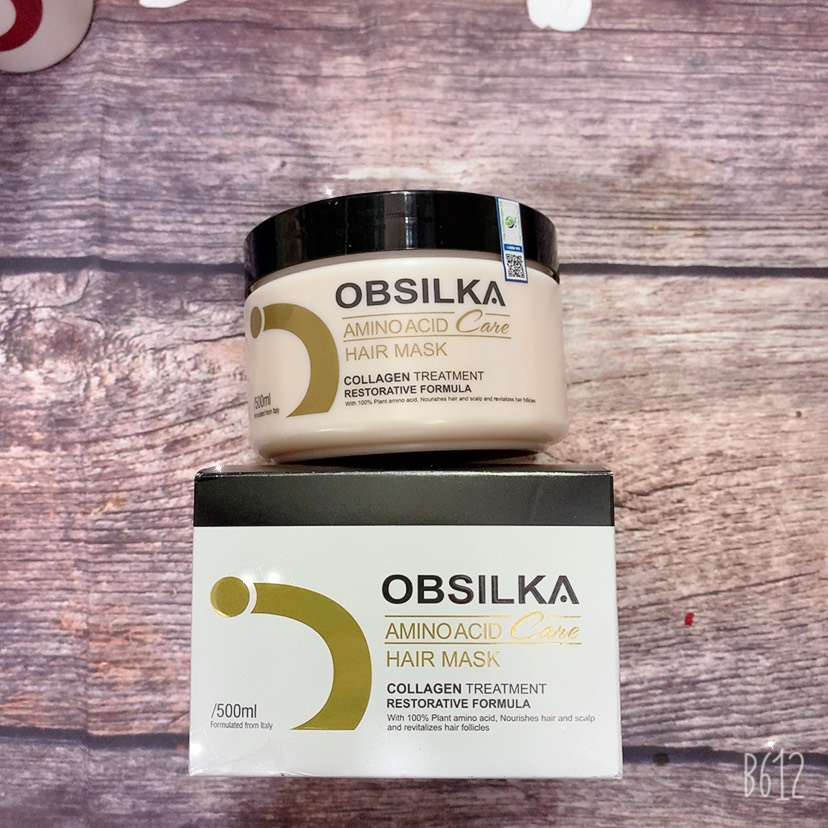 Dầu gội xả siêu dưỡng chất OBSILKA 500ml