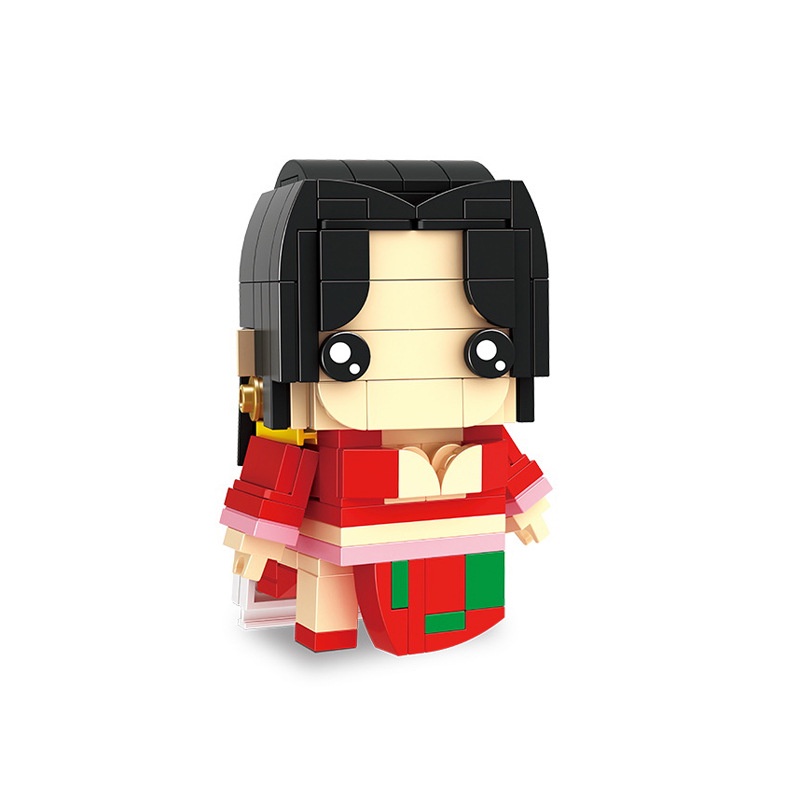Bộ Đồ Chơi Lắp Ráp Mô Hình Chibi Các Nhân Vật Anime One Piece Đảo Hải Tặc Luffy Ace Sabo Garp Shanks Boa annhienstore19