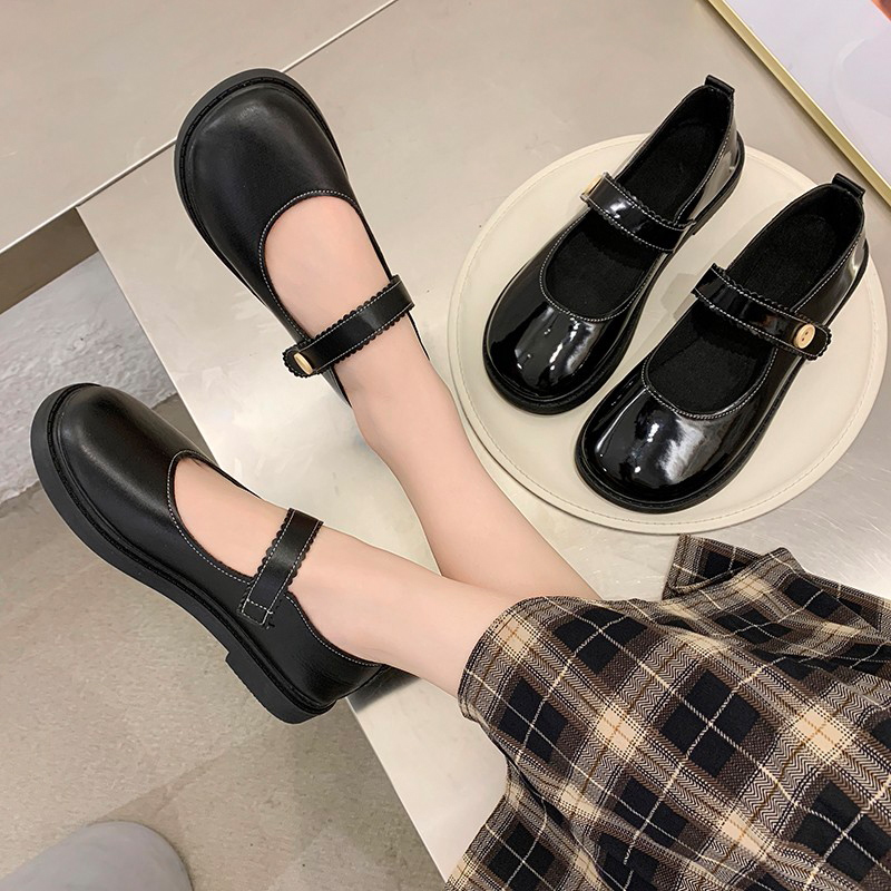 Oxford shoes patent leather classic style for women | BigBuy360 - bigbuy360.vn