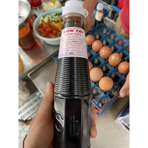 DẤM TIỀU (DẤM ĐỎ) HIỆU SƠN TÀI 450ML