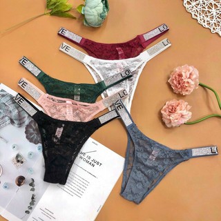Quần lót ren đính đá cao cấp sz M