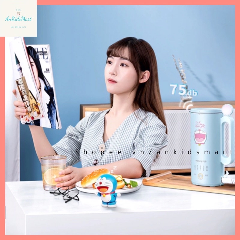 Máy làm sữa hạt mini đa chức năng Doraemon L4-L971XD Joyoung Line Friends