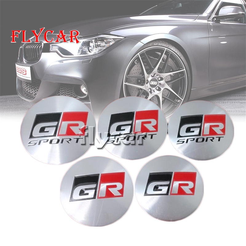 Set 4 Nắp Đậy Trục Bánh Xe Hơi 3D 56/60/65mm GR Sport Toyota