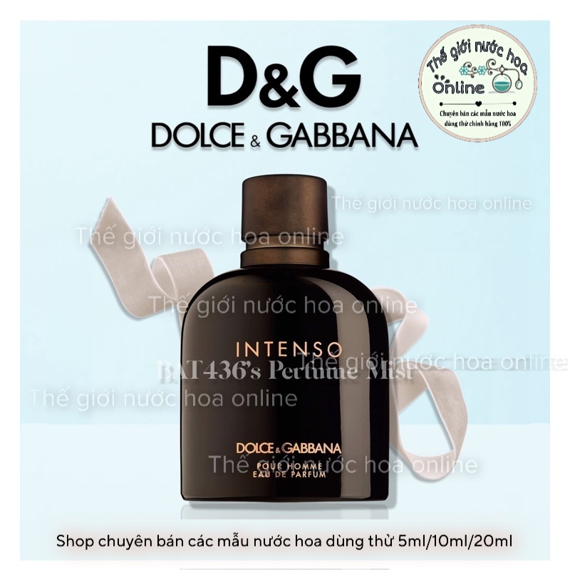-𝗡𝗲𝘄- Nước hoa dùng thử D&G Intenso ( Mẫu Thử 5ml/10m/20ml ) 𝗣𝗲𝗿𝗳𝘂𝗺𝗲'𝟬𝟭𝗦𝘁𝗼𝗿𝗲