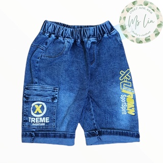 Set Quần jean lửng bé trai ms185