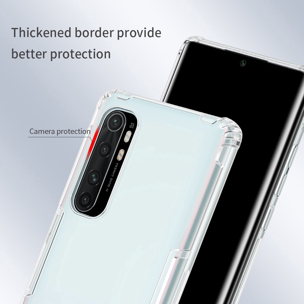 Ốp Điện Thoại NILLKIN Cho Xiaomi Mi Note 10 Lite Chất Liệu TPU Tự Nhiên Siêu Mỏng