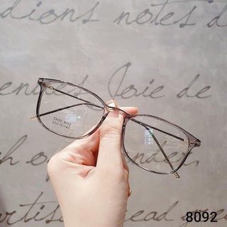 Gọng Kính Cận Dẻo Càng Tăm kim loại thời trang nữ mã 8092 Halieyewear