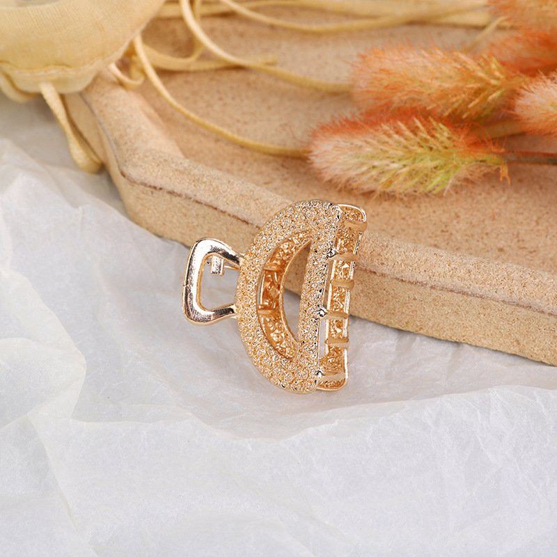 Set 5 Kẹp Tóc  Vàng Đồng Cực Xinh Hàng Cao Cấp Phong Cách Hàn Quốc