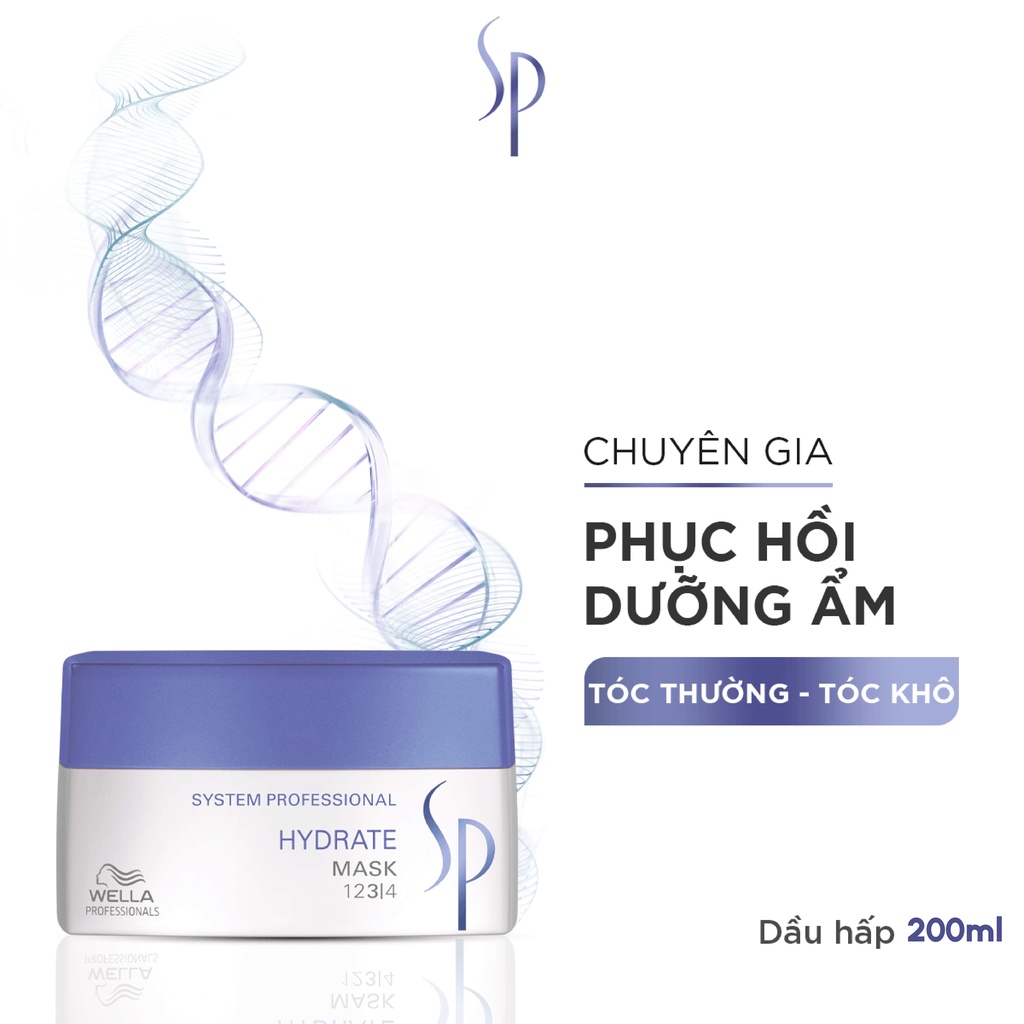 Dầu Hấp Dưỡng Ẩm System Professional Hydrate Mask Cho Tóc, Duy Trì Mái Tóc Óng Mượt 200ml-400ml