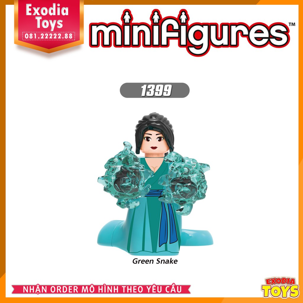 Xếp hình Minifigure nhân vật truyền thuyết Thuyết Trung Hoa - Đồ Chơi Lắp Ghép Sáng Tạo - XINH X0274