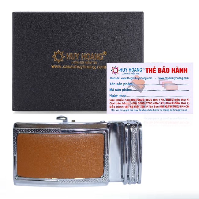 Đầu khóa da bò Huy Hoàng 3,5P nhiều loại màu vàng bò HP9112-18-21-34