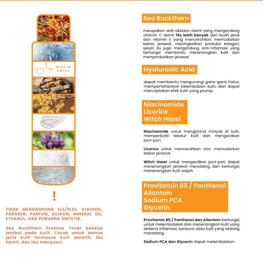 Flash Sale - Nước Hoa Hồng Dạng Gel Làm Sạch Da Mặt Dòng Sea Buckthorn!! | BigBuy360 - bigbuy360.vn