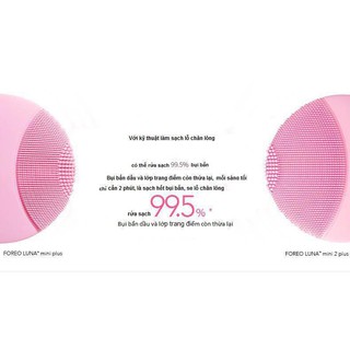 [Hàng loại 1]Máy rửa mặt FOREO Luna Mini2(giao màu ngẫu nhiên)