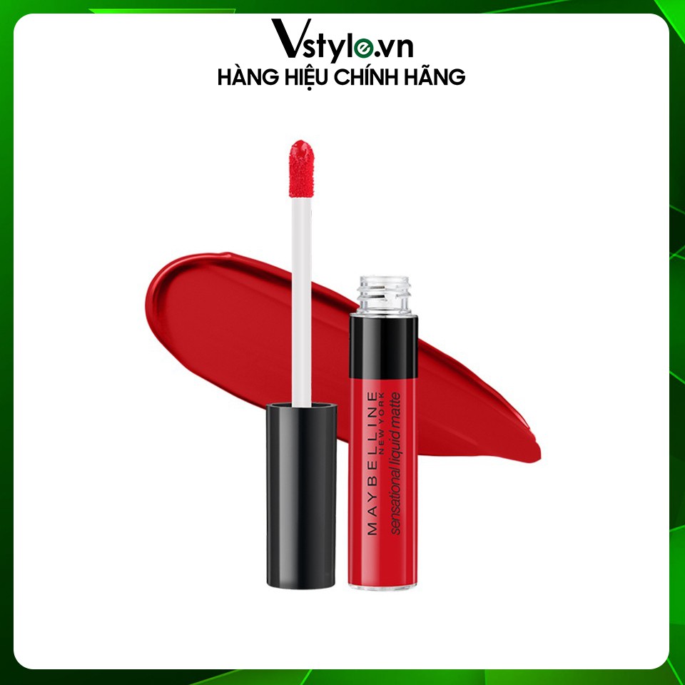Son Môi Lì Nhẹ Môi Maybelline Sensational Liquid Matte Lipstick - 02 Soft Wine 7ml