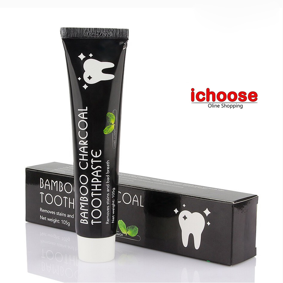 Kem đánh răng than hoạt tính Bamboo Charcoal Toothpaste 105g giúp răng tráng sáng tự nhiên