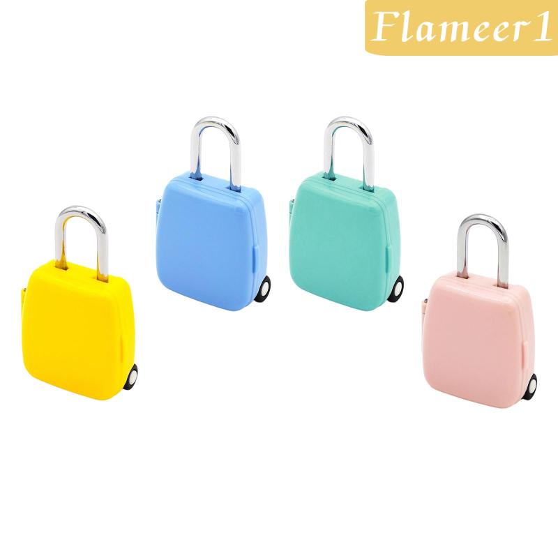 [Flameameer1] Ổ Khóa 3 Số Mini Dùng Cho Hộp Dụng Cụ Trưng Bày / Tủ Đồ Phòng Gym / Trường Học