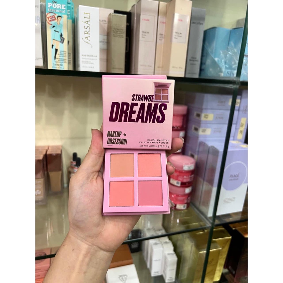BẢNG MÁ 4 Makeup Obsession strawb dreams