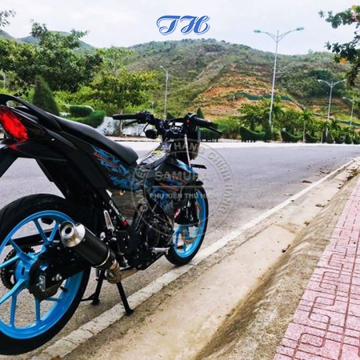 Sơn Xịt Samurai chuyên dùng cho xe màu màu xanh da trời 21/312 chống cháy, chống rạn nứt, vòi xịt chống chảy