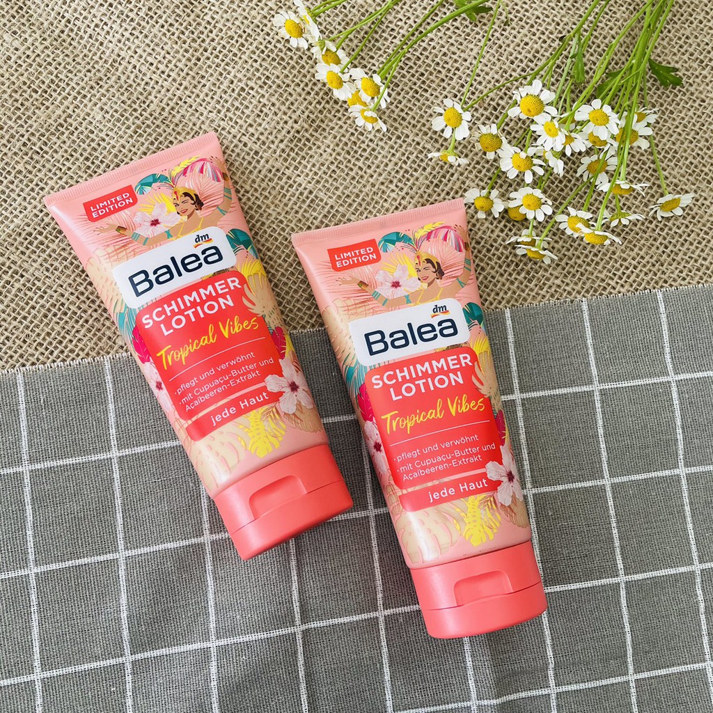 Lotion kim tuyến Tropical Vibes Balea