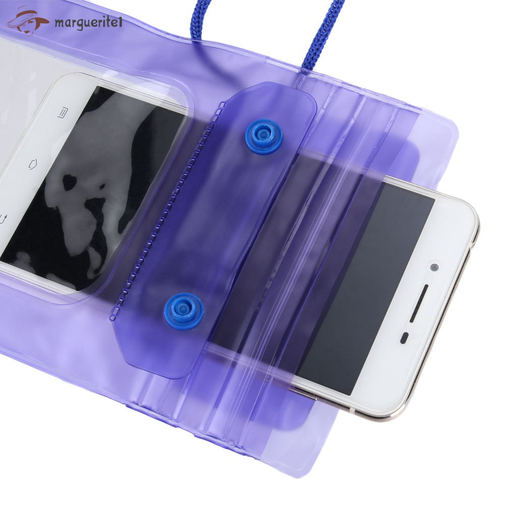 Túi đựng điện thoại camera thiết bị điện tử chống thấm nước có dây đeo đi bơi du lịch tiện dụng