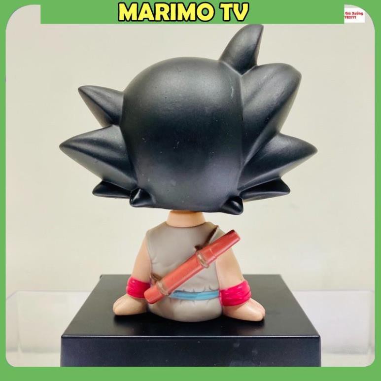 Mô Hình Son Goku , Chibi - Trang trí taplo ô tô - Trang trí bàn học bàn , bàn làm việc - DragonBall[MARIMO]