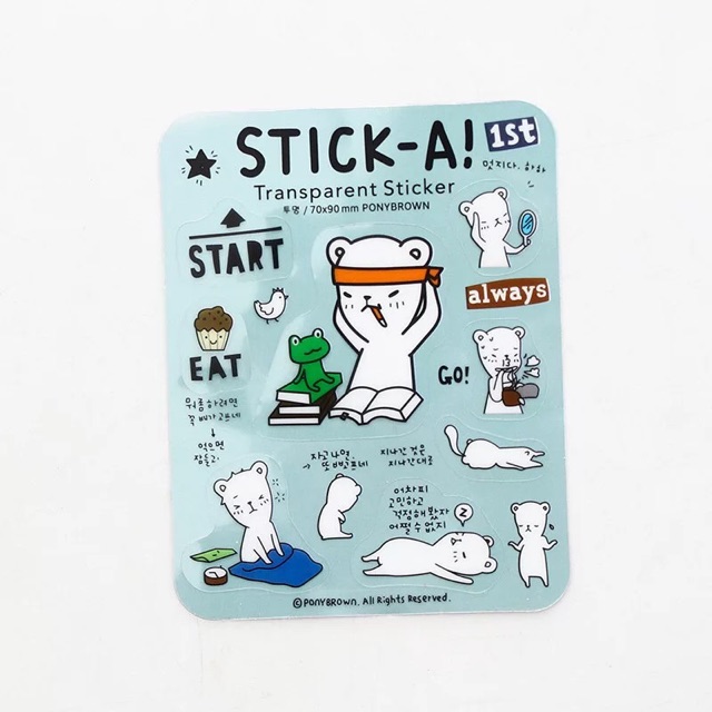 Miếng dán Stick-A hình dán trang trí Gusshop