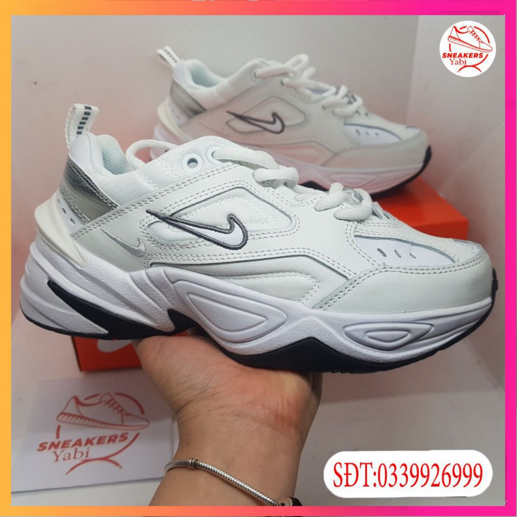 [ Hotrend - Video tận cảnh ] Giày thể thao sneake M2K trắng gót đen  1.1 - Yabi