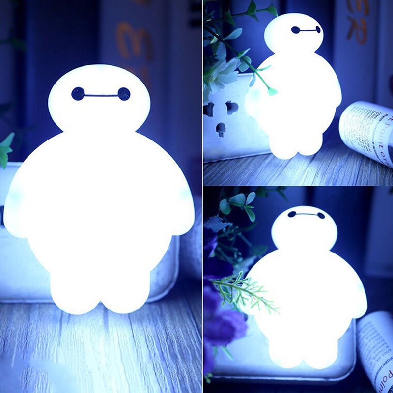 Bóng Đèn LED BayMax Big Hero 6 Tiết Kiệm Năng Lượng Thiết Kế Dễ Thương Tiện Dụng