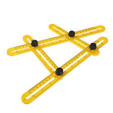 Thước chép hình nhựa vàng , thước cữ khoan ống nước , thước định vui lỗ khoét ... hàng công ty