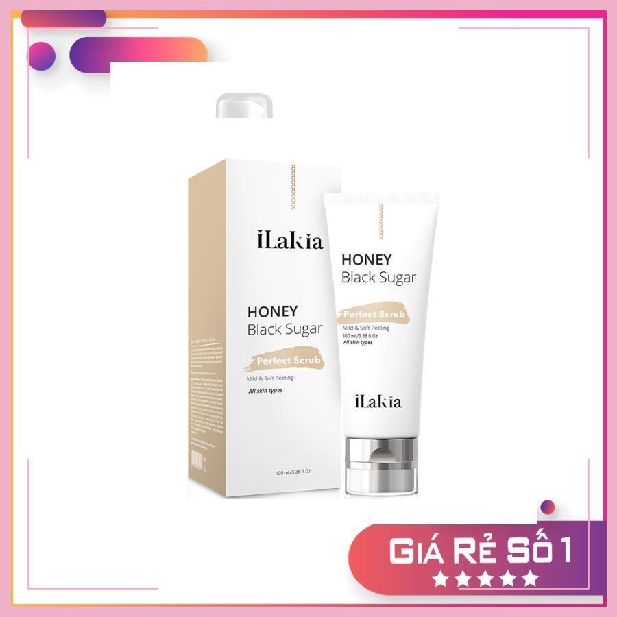 Tẩy Tế Bào Chết Đường Đen Mật Ong Ilakia 100ml [Tặng 1 khẩu trang Hamita] | BigBuy360 - bigbuy360.vn