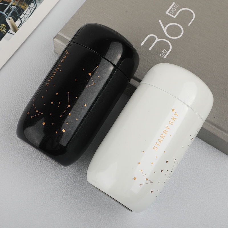 Bình ly giữ nhiệt STAR SKY phong cách Hàn Quốc chất liệu Inox 304 cao cấp dung tích 220ml nhỏ gọn tiện lợi Ráp