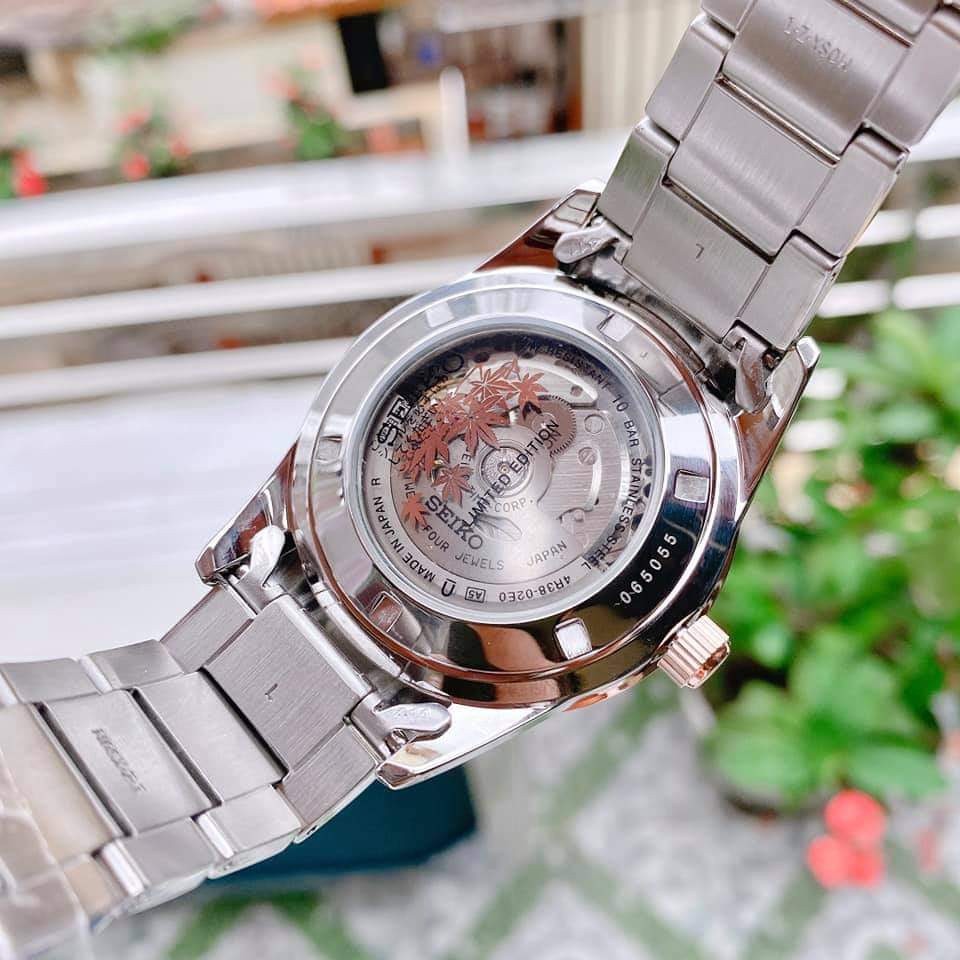 Đồng hồ nam Seiko Autumn Japan Limited 2020 Open Heart SCVE056