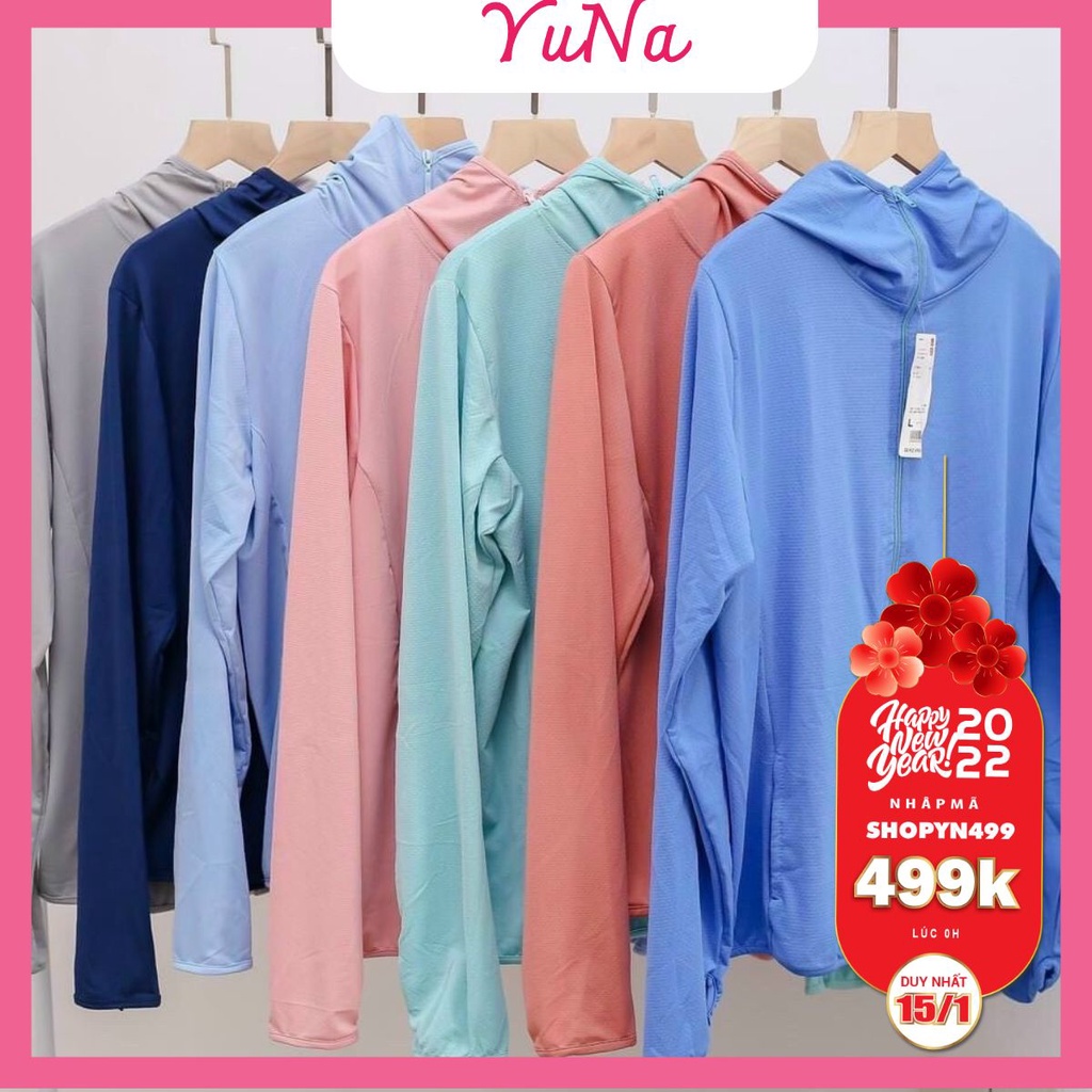 Áo chống nắng nữ Maika thông hơi vải kim cương siêu mát phụ kiện thời trang nữ YUNA