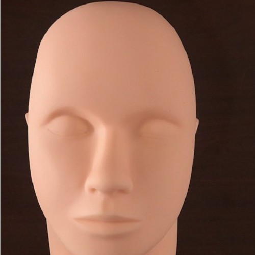 Đầu Malacanh bằng cao su mềm, dùng cho học sinh tập nối mi giả