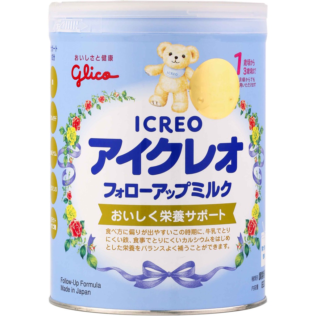 Sữa Glico Icreo Follow Up Milk (Icreo Số 1) Lon 820g