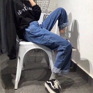 Quần jeans ống suông bigsize