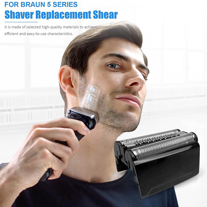 [Hàng mới về] Đầu dao cạo râu thay thế cho Braun 52B Series 5 5020S 5030 5030S 5040S 5050 50CC 5070 5070Cc90 50 C5748