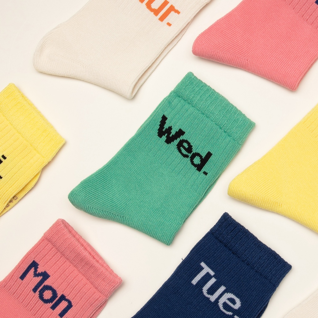 Set 1/ 4 cặp vớ CHEERFUL MARIO vải cotton tinh khiết dành cho trẻ em