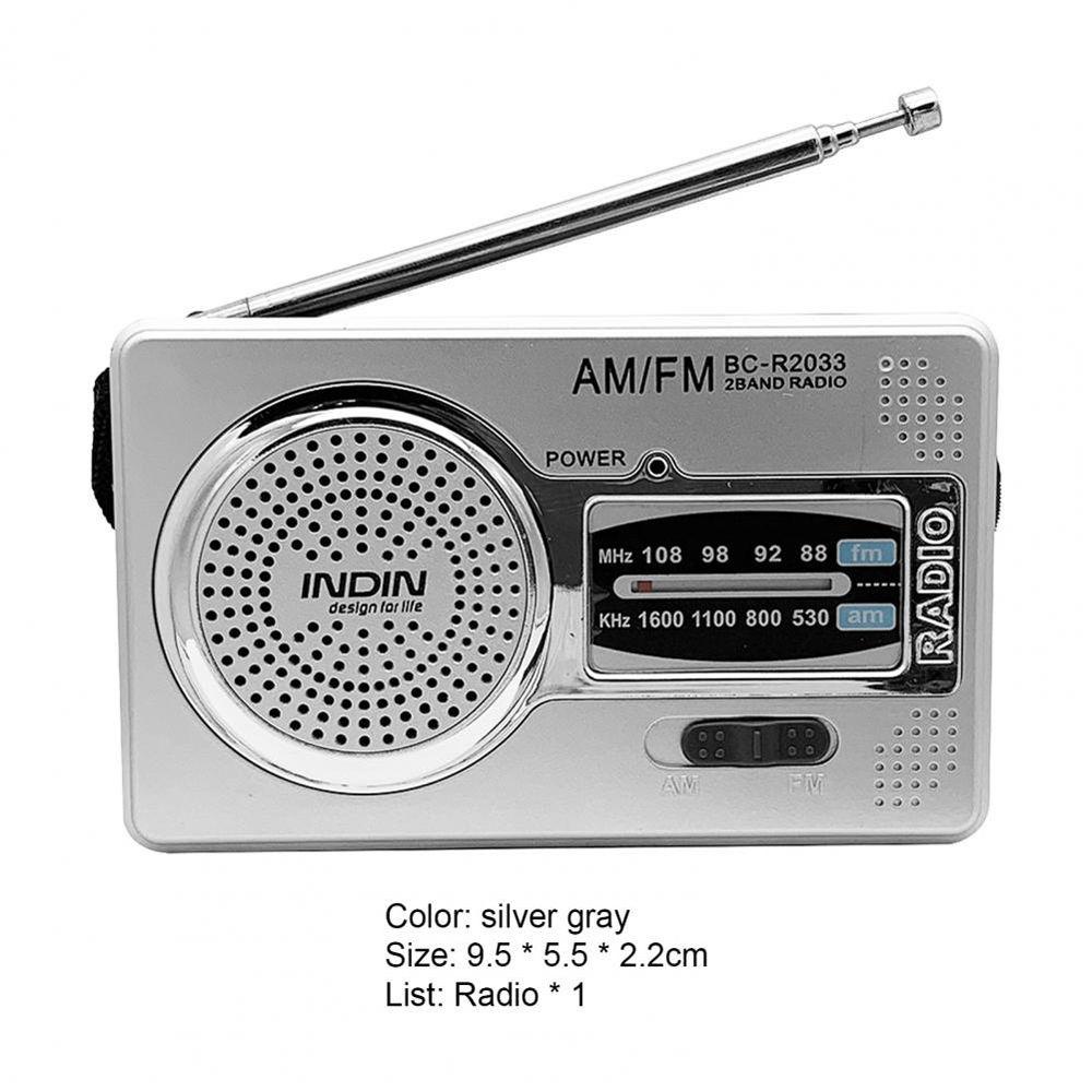 Radio AUGUSTINA AM / FM Mini Đa Năng Có Ăng Ten Và Phụ Kiện