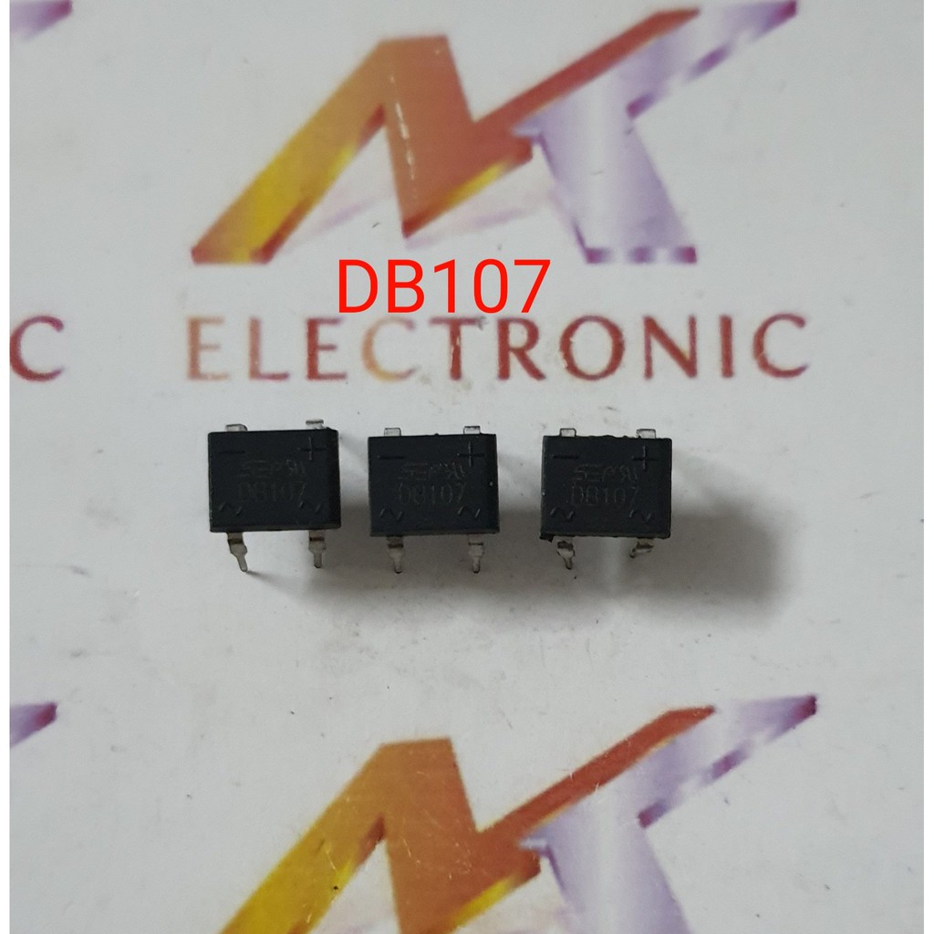 (Combo 5 con) Cầu diode DB107 107 1A 1000V DIP4 Mới 100% (combo)