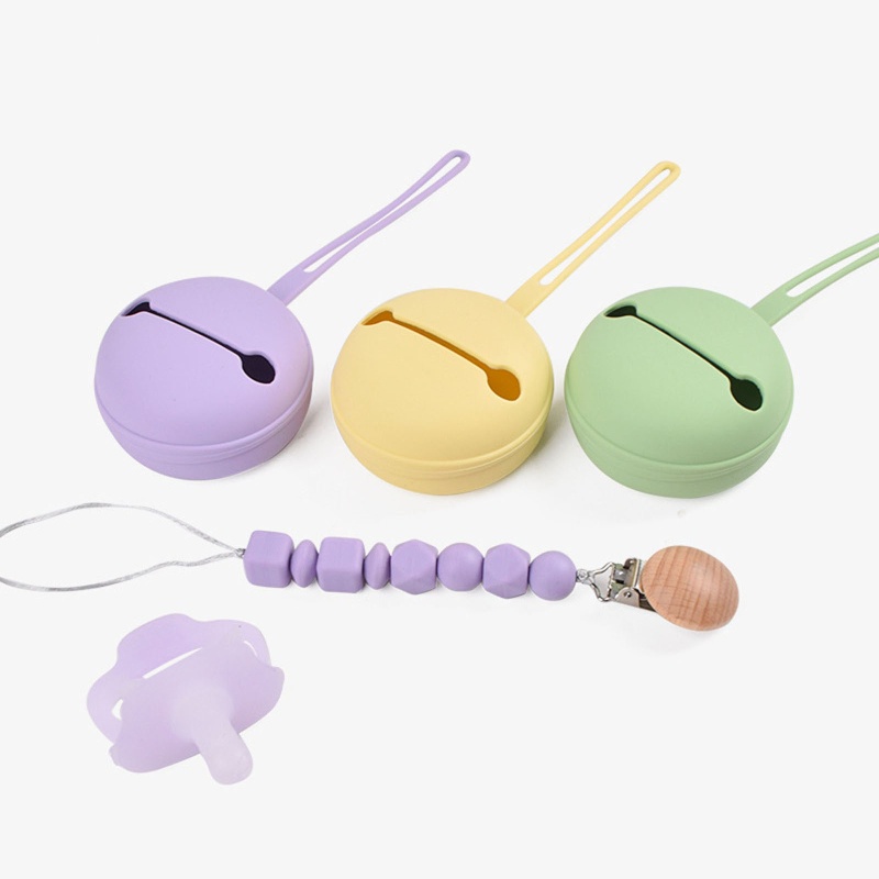Núm Vú Giả Bằng Silicone Hình Mặt Cười Cho Trẻ Sơ Sinh