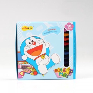 SÁP MÀU 10 MÀU DORAEMON CR-C04/DO Colokit