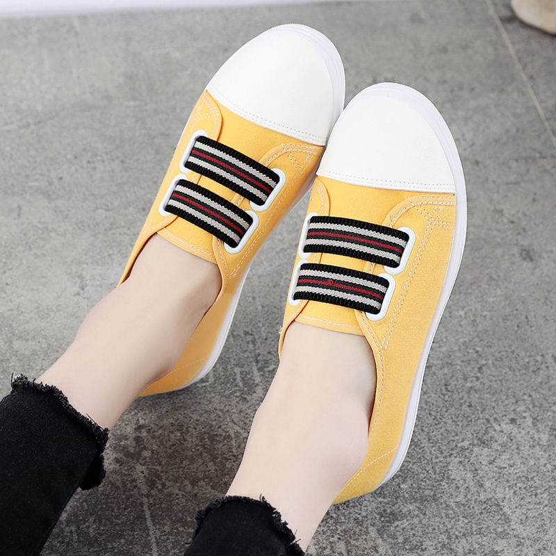 Giày Thể Thao Canvas Phong Cách Hàn Quốc Mới Cho Nữ