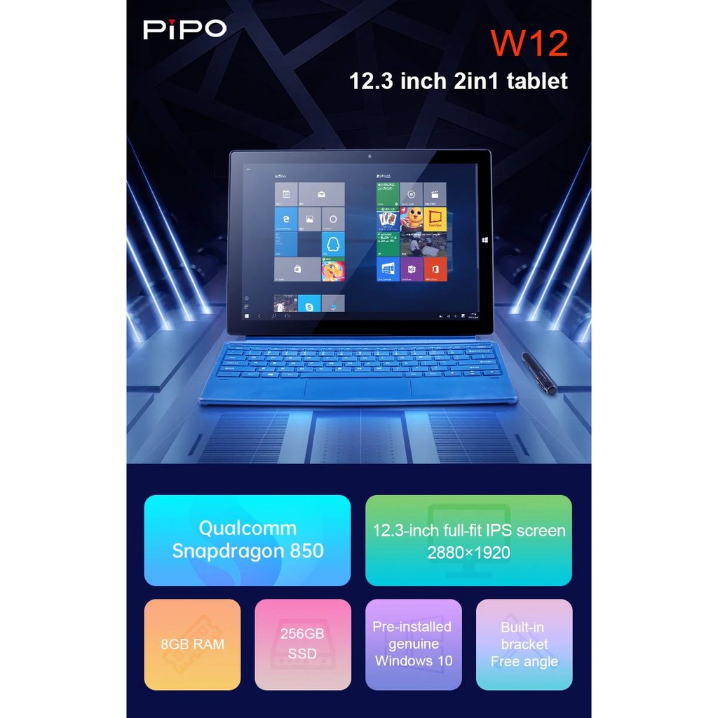 Máy tính bảng Pipo W12 (wifi và 4G LTE) | BigBuy360 - bigbuy360.vn