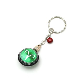 Móc khoá 12 cung hoàng đạo - Cung Bạch Dương - VTK0014 (Xanh lá)