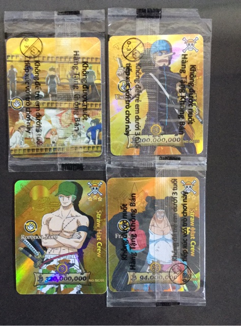 Thẻ toonies one piece