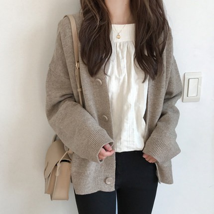 Áo Len Cardigan Nữ👛FREESHIP👛 Giảm 5k khi nhập [QUANG5K] Áo Khoác Cardigan Hàng Quảng Châu Cao Cấp AL004 | BigBuy360 - bigbuy360.vn